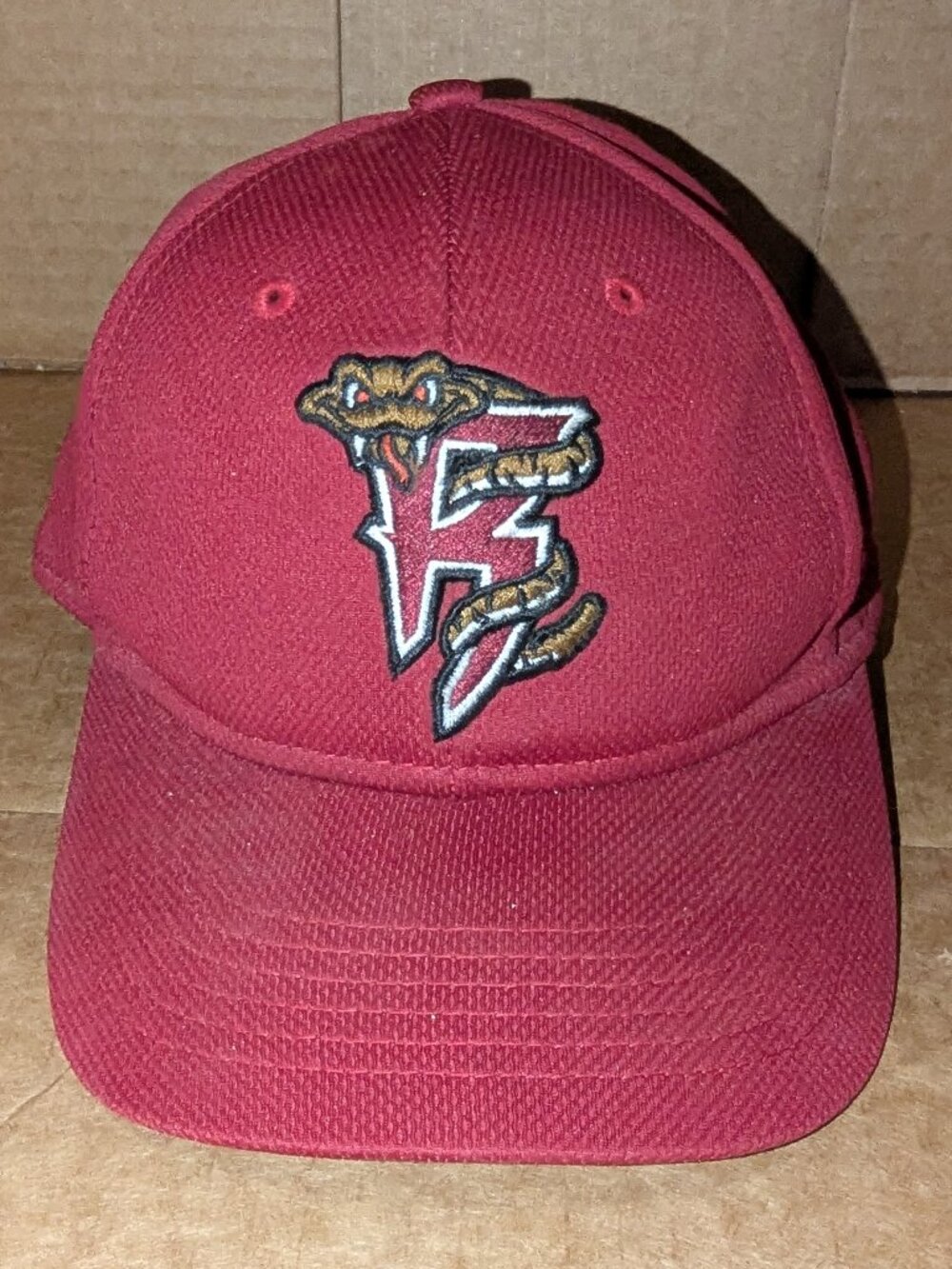 Wisconsin Timber Rattlers Hat Cap YOUTH Strapback Red Adjustable OC Sports Snake